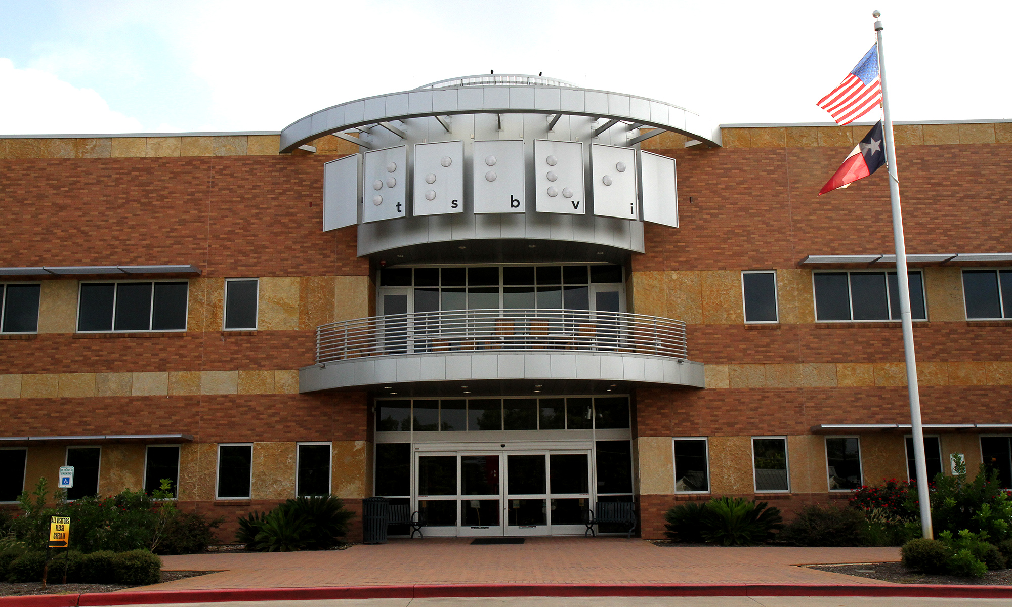 Front of the main TSBVI building