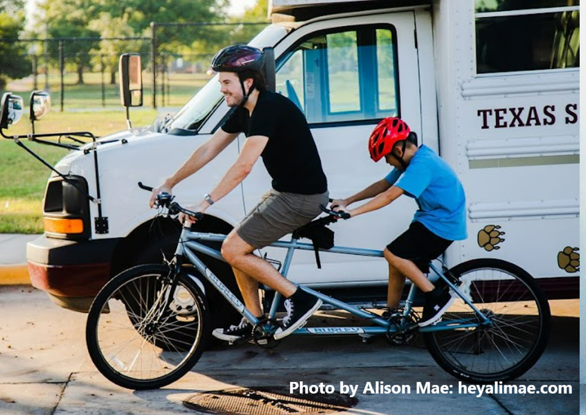 Tandem bike ride