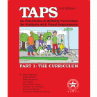 Image of TAPS cover part 1. Image of a group of seeing impaired people crossing the street.